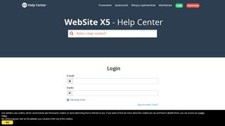 
                            1. Login - WebSite X5 Help Center