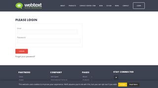 
                            7. Login | WEBTEXT - Customer Experience … the way it SHOULD be