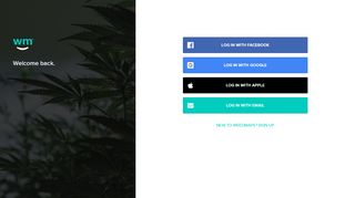 
                            3. Login - Weedmaps