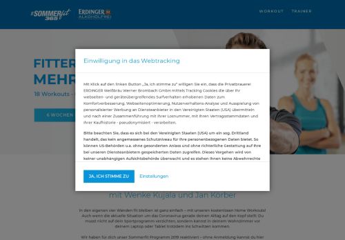 
                            1. Login - Werde SOMMERFIT mit ERDINGER Alkoholfrei!