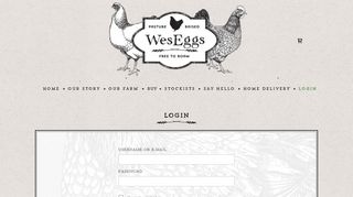 
                            8. Login - WesEggs