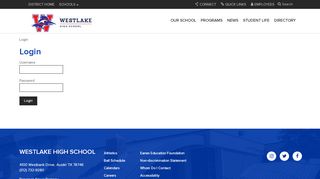 
                            8. Login - Westlake High School