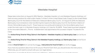
                            3. Login - Westlake Hospital