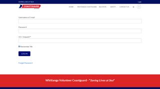 
                            4. Login – Whitianga Volunteer Coastguard - Whitianga Coastguard
