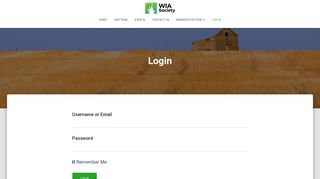 
                            8. Login | - WIA Society