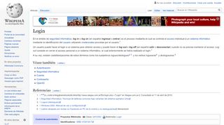 
                            13. Login - Wikipedia, la enciclopedia libre