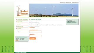 
                            1. Login - Windkraft Diemarden