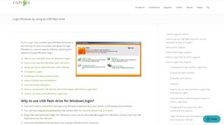 
                            5. Login Windows by using an USB flash drive – Rohos