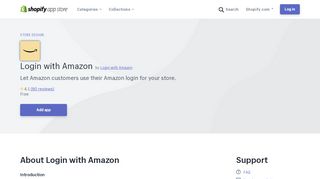 
                            10. Login with Amazon – Ecommerce Plugins for Online Stores – Shopify ...