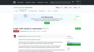 
                            11. Login with email or username · Issue #3313 · parse-community ...