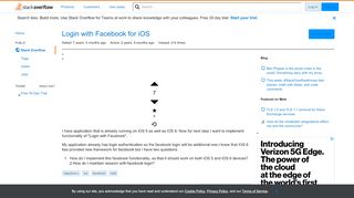 
                            7. Login with Facebook for iOS - Stack Overflow