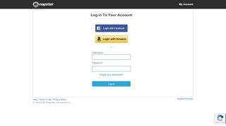 
                            1. Login with Facebook - Napster Account Management
