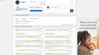 
                            4. login with Facebook - Spanish translation – Linguee