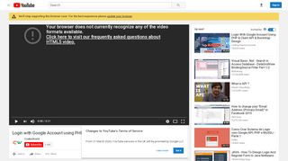 
                            3. Login with Google Account using PHP - YouTube