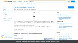 
                            4. login with Instagram private API - Stack Overflow