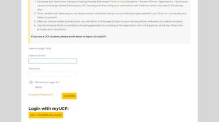 
                            10. Login with myUCF