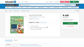 
                            4. Login with Pal and Reg | Buy Online in South Africa | takealot.com