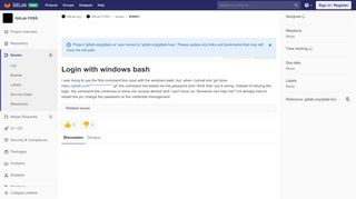 
                            9. Login with windows bash (#50921) · Issues · GitLab.org / GitLab ...