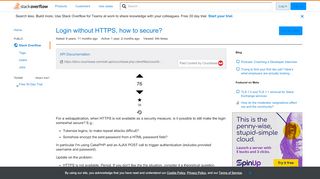 
                            1. Login without HTTPS, how to secure? - Stack Overflow