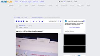
                            13. login wms indihome gak bisa kenapa yak? | KASKUS