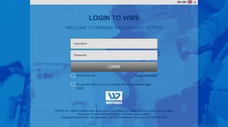 
                            7. LOGIN | WMS - Wenaas Management System