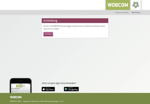 
                            2. Login - WOBCOM - Self Service Portal