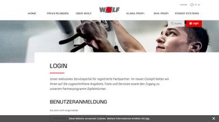 
                            13. Login - WOLF Heiztechnik - Wolf GmbH