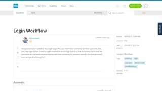 
                            6. Login Workflow - Mendix Forum