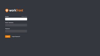 
                            2. Login - Workfront