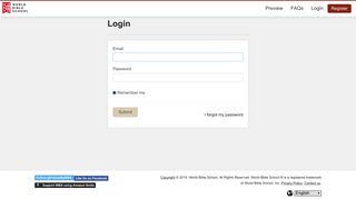 
                            12. Login - World Bible School