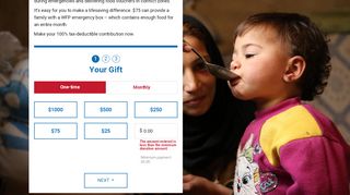 
                            3. Login | World Food Programme donation forms