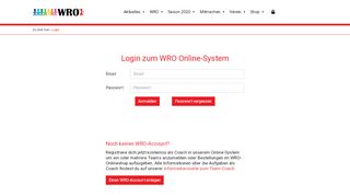 
                            1. Login - World Robot Olympiad