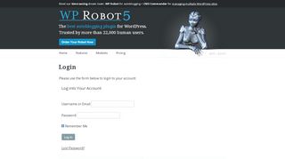 
                            6. Login | WP Robot