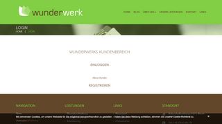 
                            4. Login | Wunderwerk