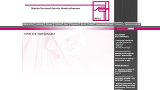 
                            12. Login - WVS Werbe-Versand-Service Hantzschmann