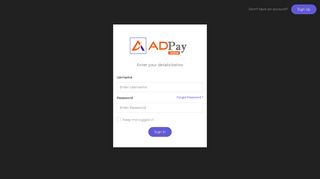 
                            3. Login - www.adpay.online