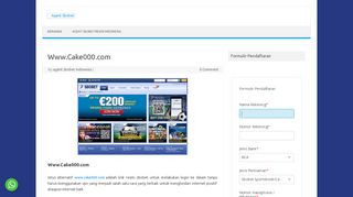 
                            9. Login Www.Cake000.com | Agent Sbobet