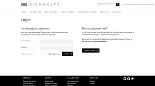 
                            1. Login | www.eichholtz.com