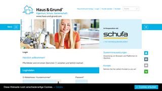 
                            1. Login | www.haus-und-grund.com