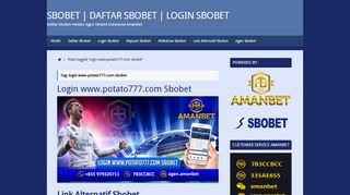 
                            11. login www.potato777.com sbobet | SBOBET | DAFTAR SBOBET ...
