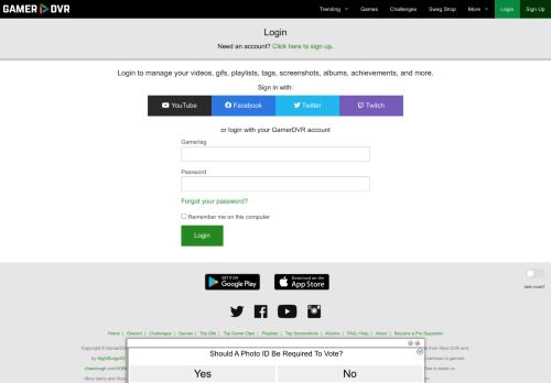 
                            10. Login - Xbox DVR - View your Xbox clips and screenshots