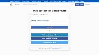 
                            2. Login Y - Red Global Ecuador