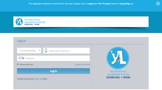 
                            3. Login - YALI Southern Africa