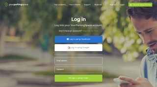 
                            10. Login - Your Parking Space