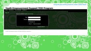 
                            5. Login - Youth Empowerment Support YES! Program