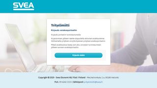 
                            7. Login | Yrityslimiitti - Svea Ekonomi