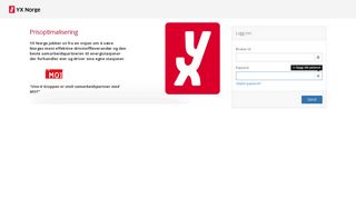 
                            5. Login - YX Norge AS