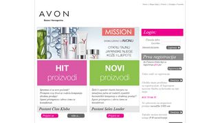 
                            1. Login za Članove Kluba Avon