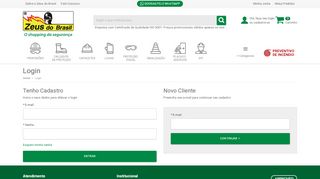 
                            4. Login - ZEUS DO BRASIL