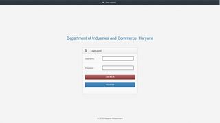 
                            4. Login :: Zii CMS - Admin - Department of Industrial Commerce, Haryana